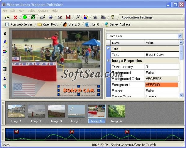 Webcam Publisher Screenshot