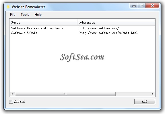 Website Rememberer Screenshot