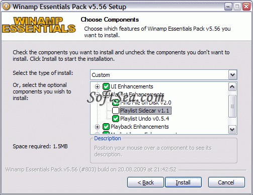 Winamp Essentials Pack Screenshot