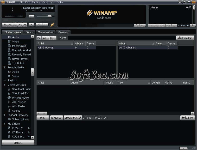 Winamp Lite Screenshot