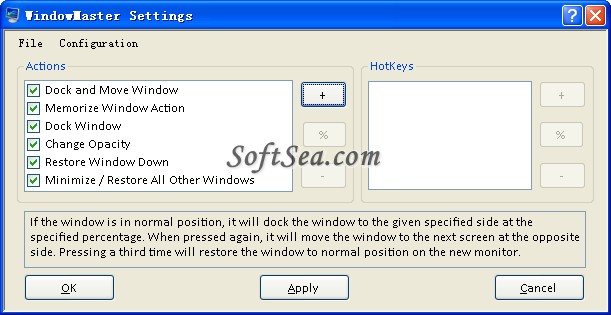 WindowMaster Screenshot