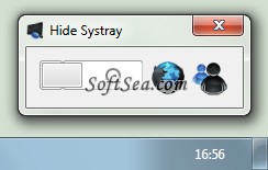 Windows 7 Systemtray Hider Screenshot