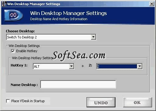 Windows Desktop Manager Basic Screenshot