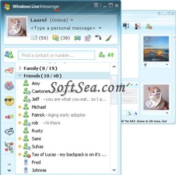 Windows Live Messenger Screenshot