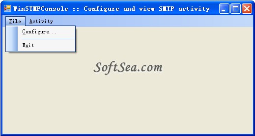 Windows SMTP Server Screenshot