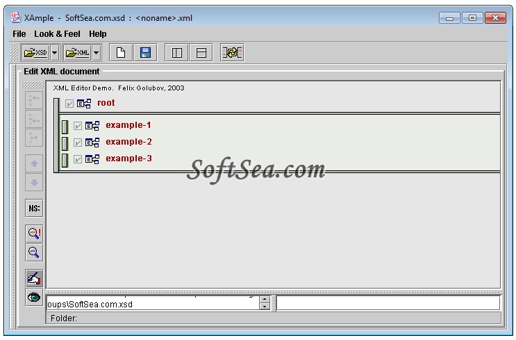 XAmple XML Editor Screenshot