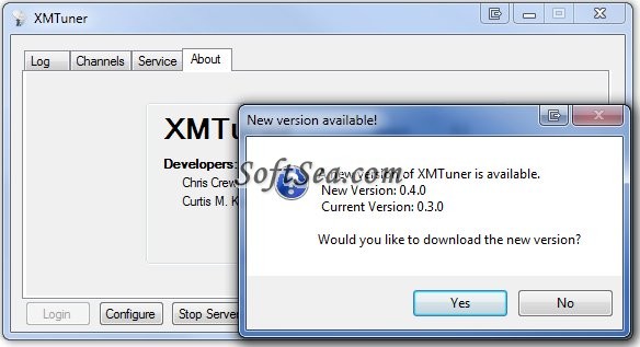 XMTuner Screenshot
