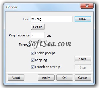 XPinger Screenshot