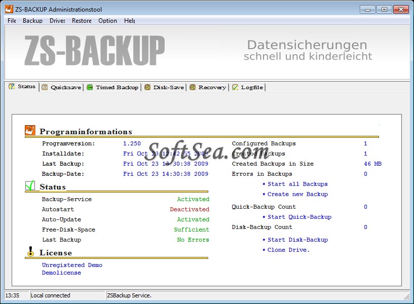 ZS-Backup Screenshot