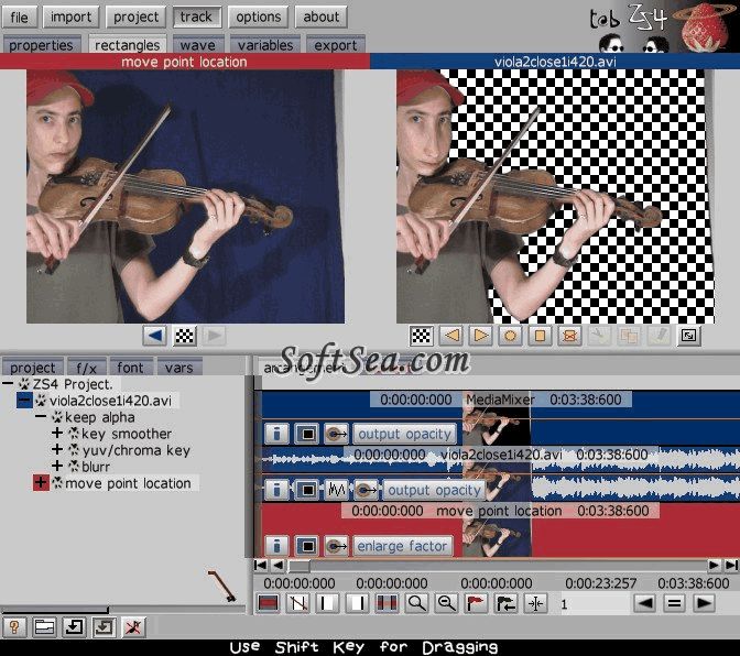 ZS4 Video Editor Screenshot
