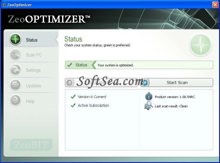 ZeoOptimizer Screenshot