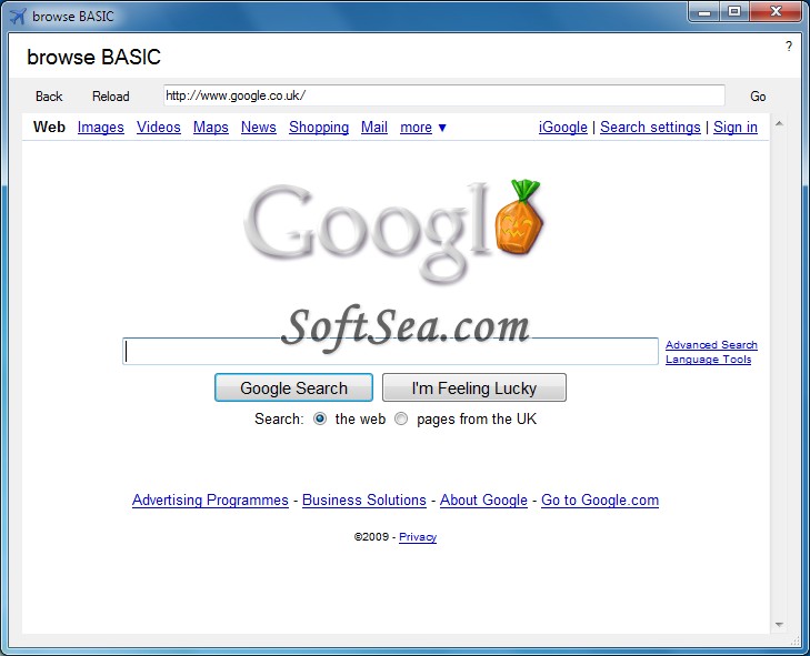 browse BASIC Screenshot