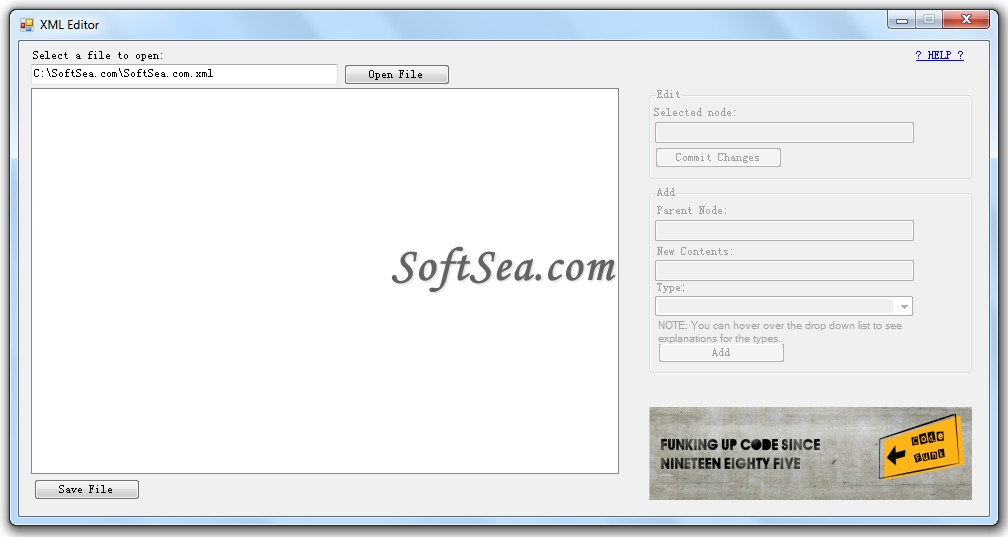 codefunk XML Editor Screenshot