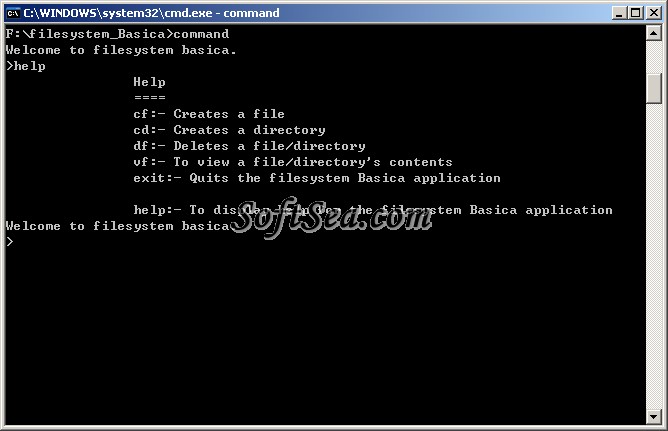 filesystem Basica Screenshot