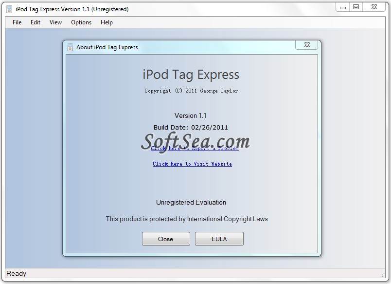 iPod Tag Express Screenshot