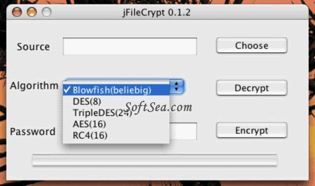 jFileCrypt Screenshot