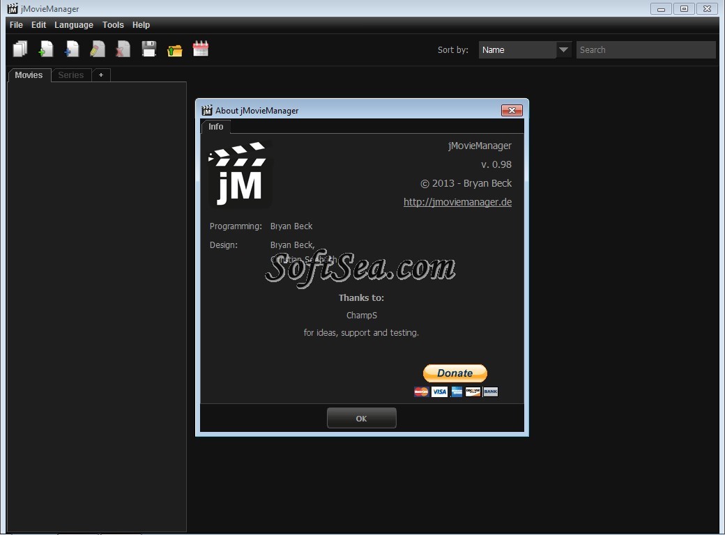 jMovieManager Screenshot