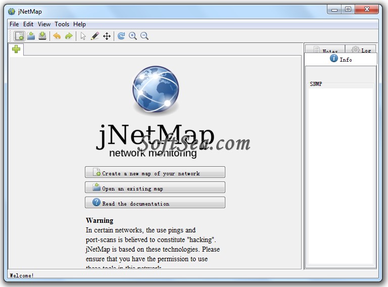 jNetMap Screenshot