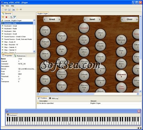 jOrgan (Java Virtual Organ) Screenshot