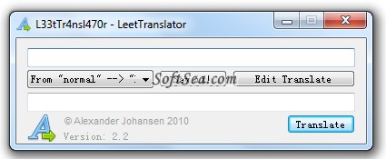 l33t Translator Screenshot