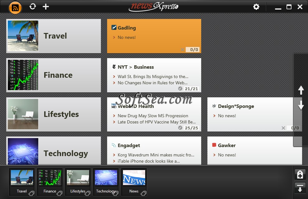 newsXpresso Screenshot