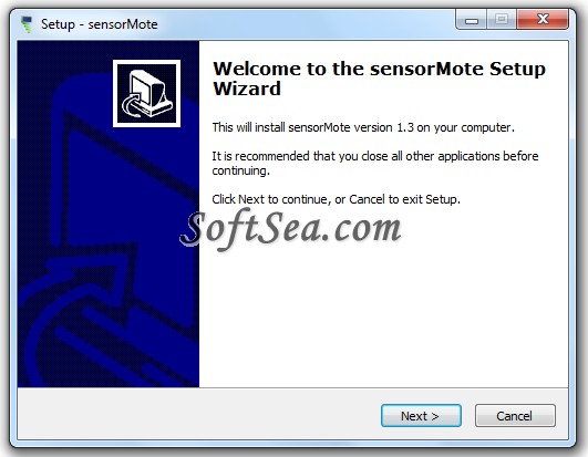 sensorMote Screenshot