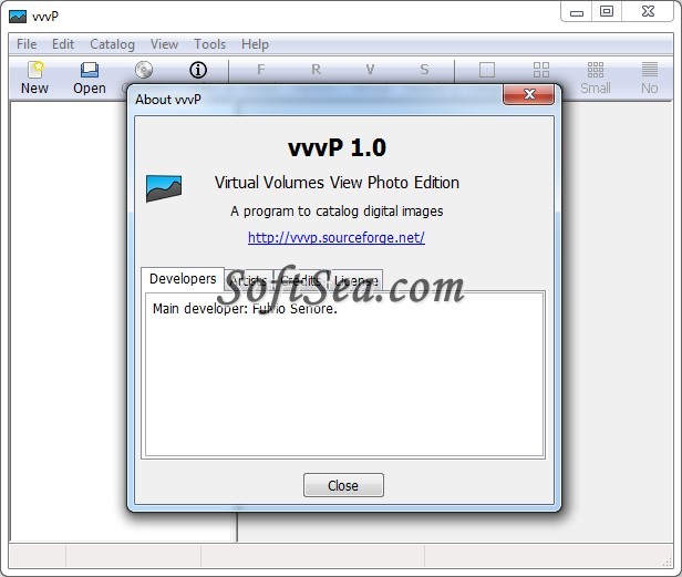 vvvP (Virtual Volumes View PhotoEdition) Screenshot