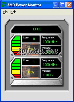 AMD Power Monitor Screenshot