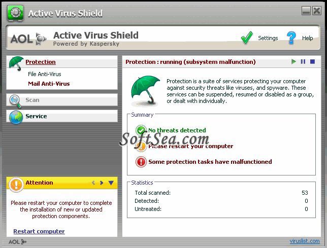 Active Virus Shield Screenshot