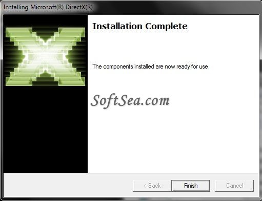 DirectX End-User Runtime Web Installer Screenshot