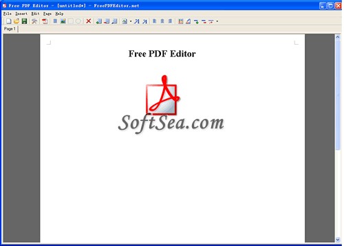 Free PDF Editor Screenshot
