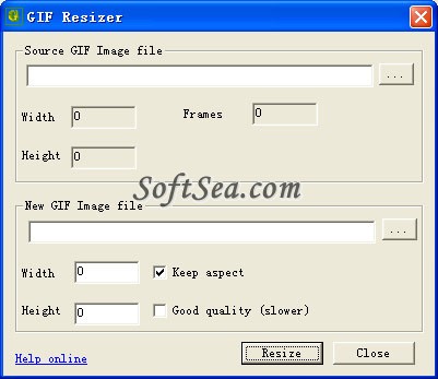 GiF Resizer Screenshot