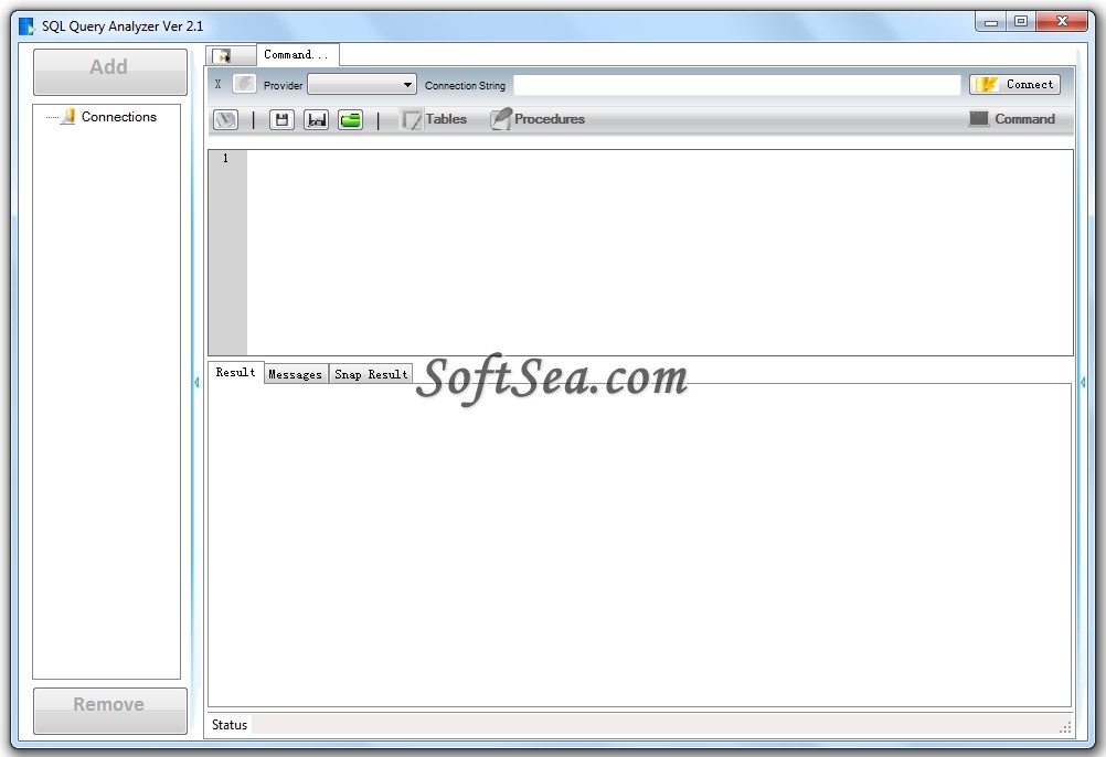SQL Query Analyzer Screenshot
